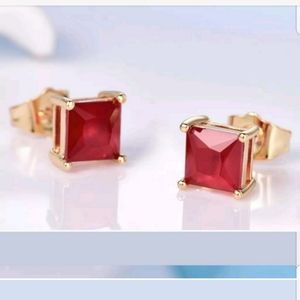 24K Yellow Gold Filled Leverback EarringsTopaz Cr